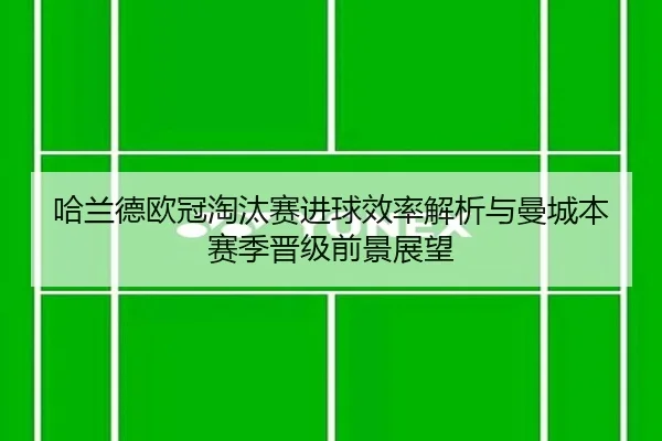哈兰德欧冠淘汰赛进球效率解析与曼城本赛季晋级前景展望